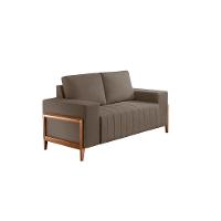 Sofá 2x3 Lugares Verona Meu Sofá Online B002 Veludo Capuccino - 3