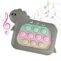Pop It Mini Game Interativo Luzes Som Dinossauro 4 Modos Sensorial Fidget Anti Estresse Relaxante Divertido Toy Crianças - 2