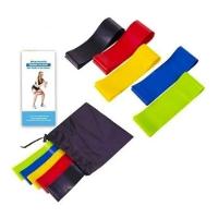 Kit 5 Faixas Elasticas Thera Band Com 5 Niveis Fisioterapia - 3