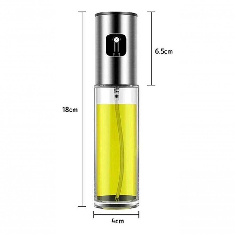 Kit 2Pcs Spray Porta Azeite-Vinagre Aço Inox Sem Desperdício - 7