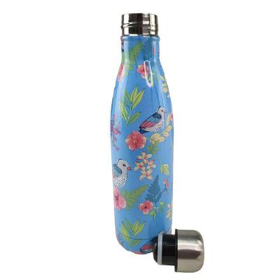 Garrafa Termica 500ml Inox Estampa Flores