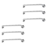 Alça Barra De Apoio 60cm Inox Segurança Kit 6 Unidades Banheiro Suporte Ajuda Gestante Idoso Resistente Acessibilidade Corrimao - 1