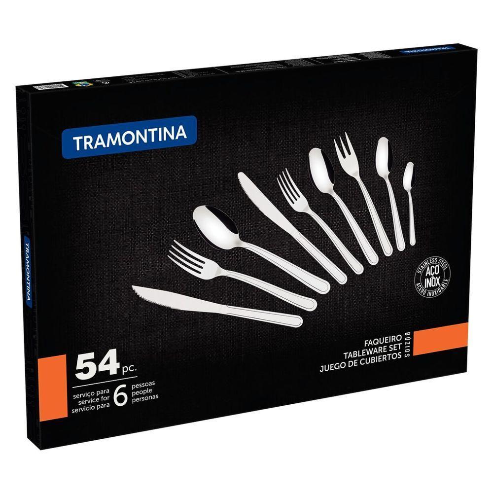 Faqueiro 54 Pcs Buzios - Aço Inox 23799077 - 3