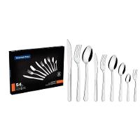 Faqueiro 54 Pcs Buzios - Aço Inox 23799077 - 1