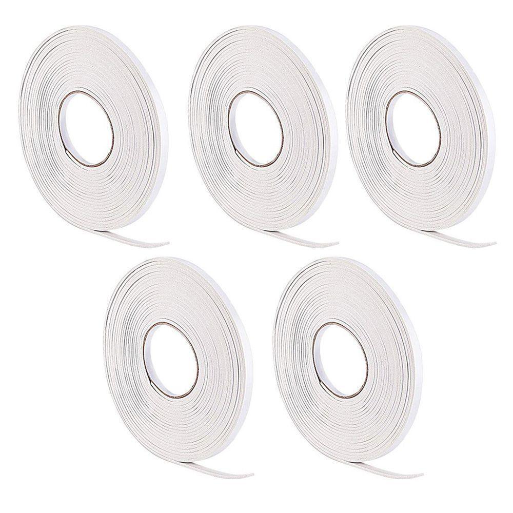 Fita De Espuma Adesiva Kit 5 Uni Porta Janela 5 Metros Vidro Movel Protege Veda Isolante Impermeavel - 1