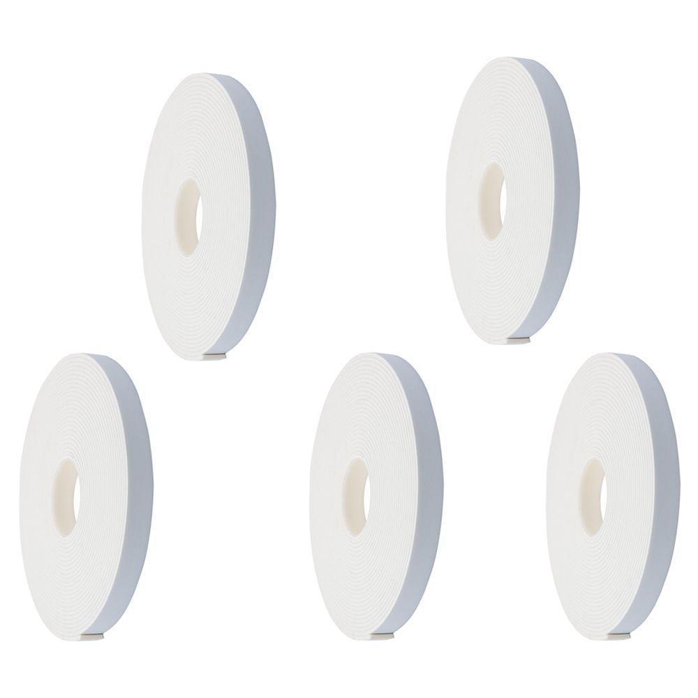 Fita De Espuma Adesiva Kit 5 Unidades Janela Porta 5 Metros Vidro Movel Batente Veda Impermeavel Isolante Protege - 1