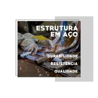 Kit 2 Cadeiras Sala Jantar Lux 1741 Aço 2 Uni Rose-linho Areia-courano Caramelo - Carraro - 6