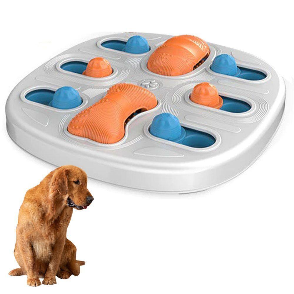 Comedouro Interativo Comedouro Cao Pet Cachorro Raçao Petisco Quebra Cabeça Comida Recompensa Alimen - 1