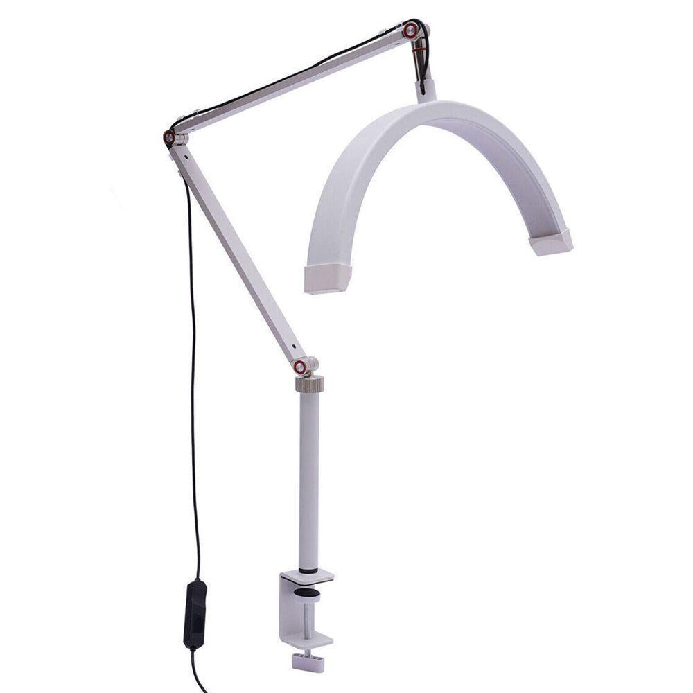 Luminaria Estetica 3 Tons Ajustavel Suporte Celular Spa Sobrancelha Cilios Limpeza Pele Estudio - 1