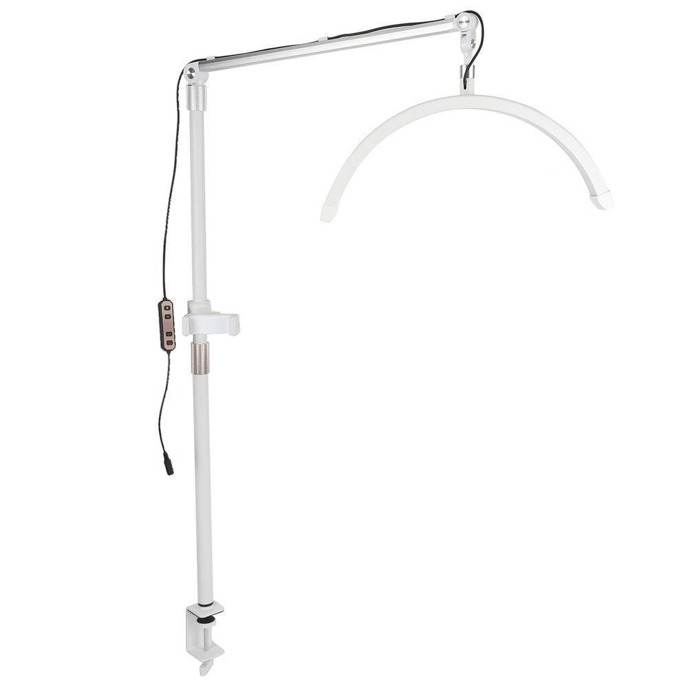 Luminaria Estetica 3 Tons Ajustavel Suporte Celular Spa Sobrancelha Cilios Limpeza Pele Estudio - 8