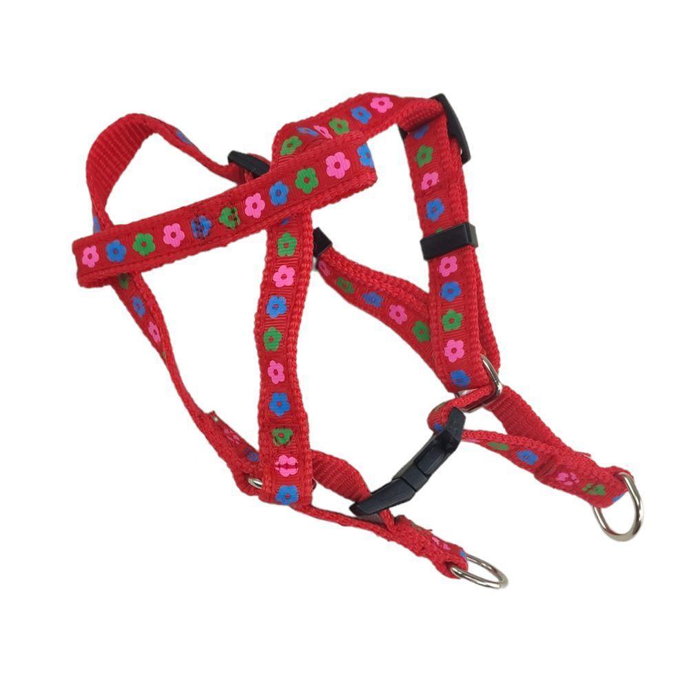 Coleira Peitoral H Guia Ajustavel Cachorro Gato Pet Passeio Adestramento Viagem Antipuxao - 4