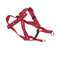 Coleira Peitoral H Guia Ajustavel Cachorro Gato Pet Passeio Adestramento Viagem Antipuxao - 1