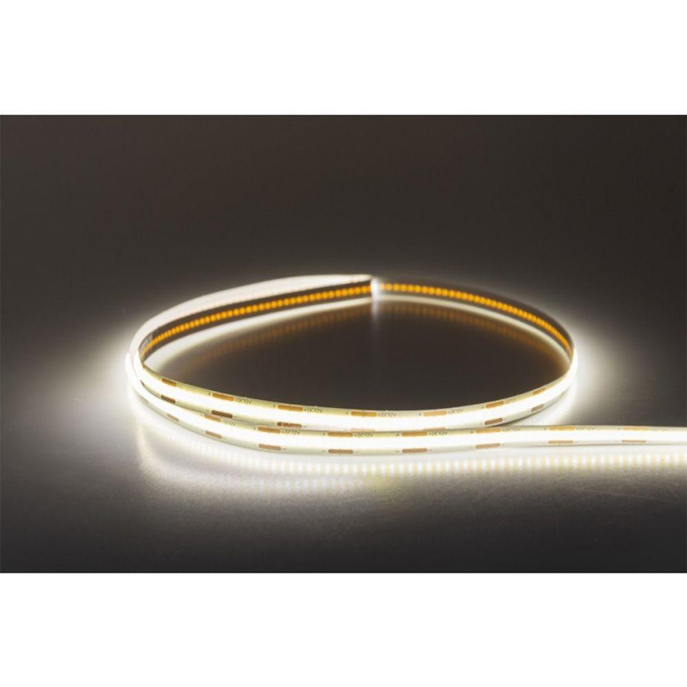 Fita De Led Cob 4000k 12v Rolo 50 Metros 10w Sanca Teto Rebaixado Gesso Decoraçao Ambiente Interno Externo Comercial Residencial Iluminaçao - 4