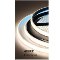 Fita De Led Cob 4000k 12v Rolo 50 Metros 10w Sanca Teto Rebaixado Gesso Decoraçao Ambiente Interno Externo Comercial Residencial Iluminaçao - 6