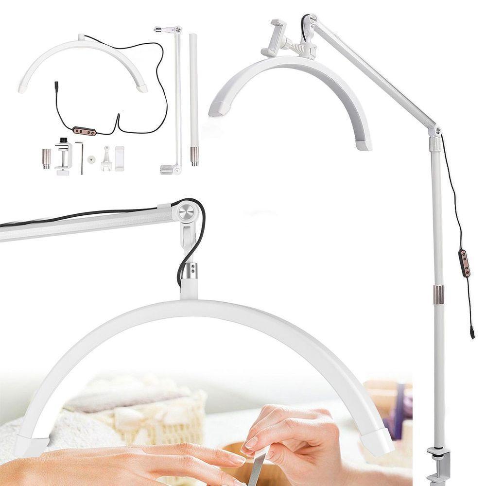 Luminaria Estetica 3 Tons Ajustavel Suporte Celular Spa Salao Beleza Estudio Cilios - 2