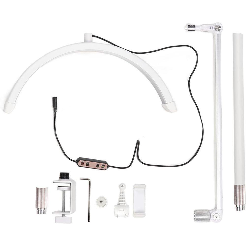 Luminaria Estetica 3 Tons Ajustavel Suporte Celular Spa Salao Beleza Estudio Cilios - 9