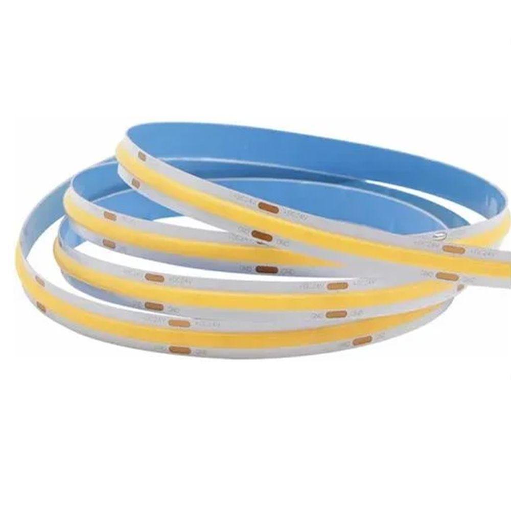 Fita De Led 4000k Cob 12v Rolo 50 Metros 10w Decoraçao Sala Quarto Cozinha Iluminaçao Ambiente Exter - 1
