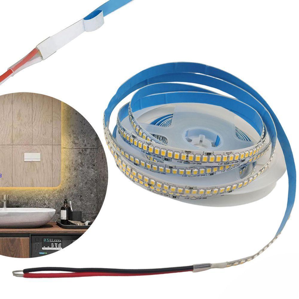 Fita Led 5 Metros 240 Leds 16w Iluminaçao 3000k Sala Quarto Casa Predio Teto Rebaixado Sanca Gesso D - 2