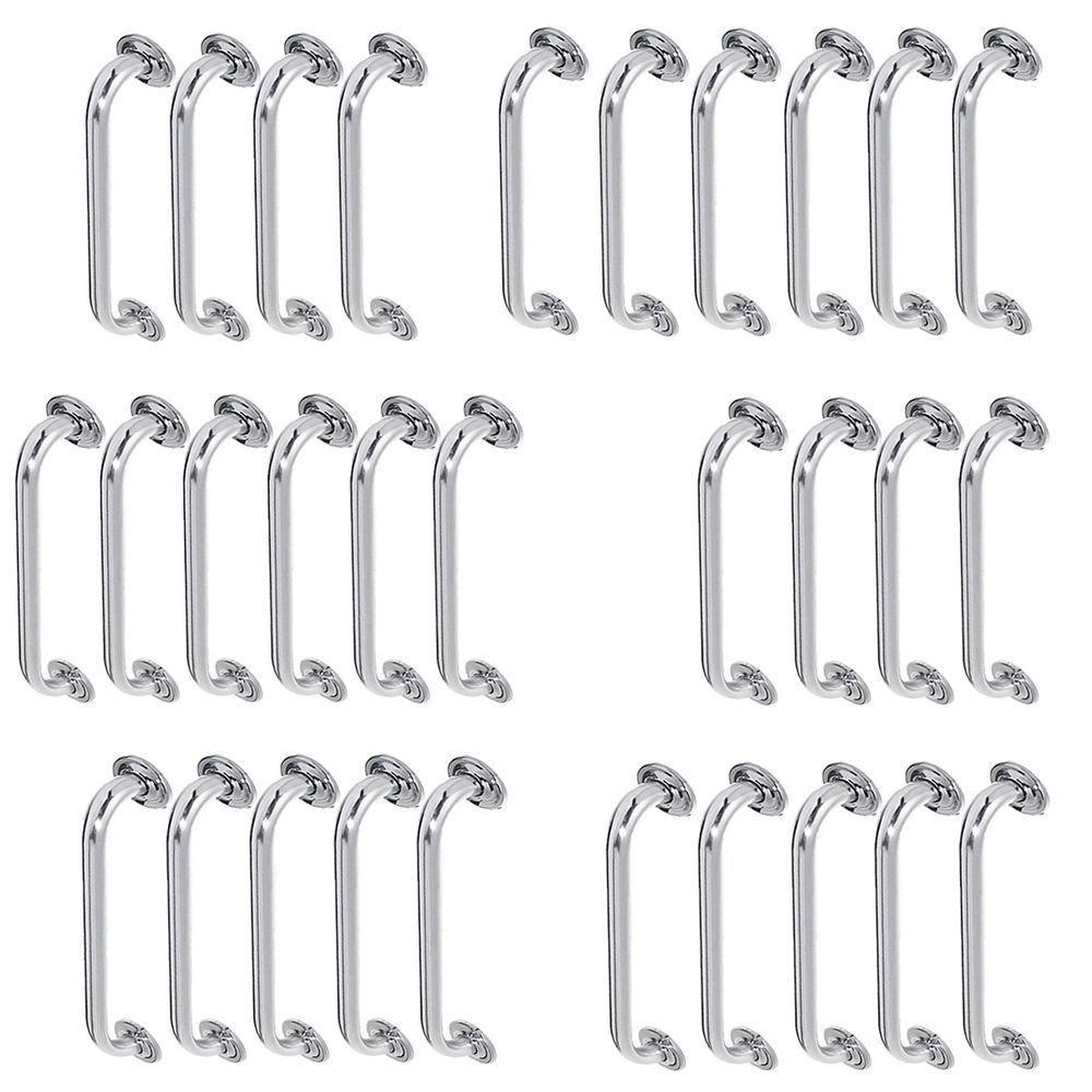 Alça De Apoio 50cm Barra Inox Kit 30 Unidades Deficiente Idoso Acessibilidade Banheiro Box Segurança Corrimao Suporte - 1