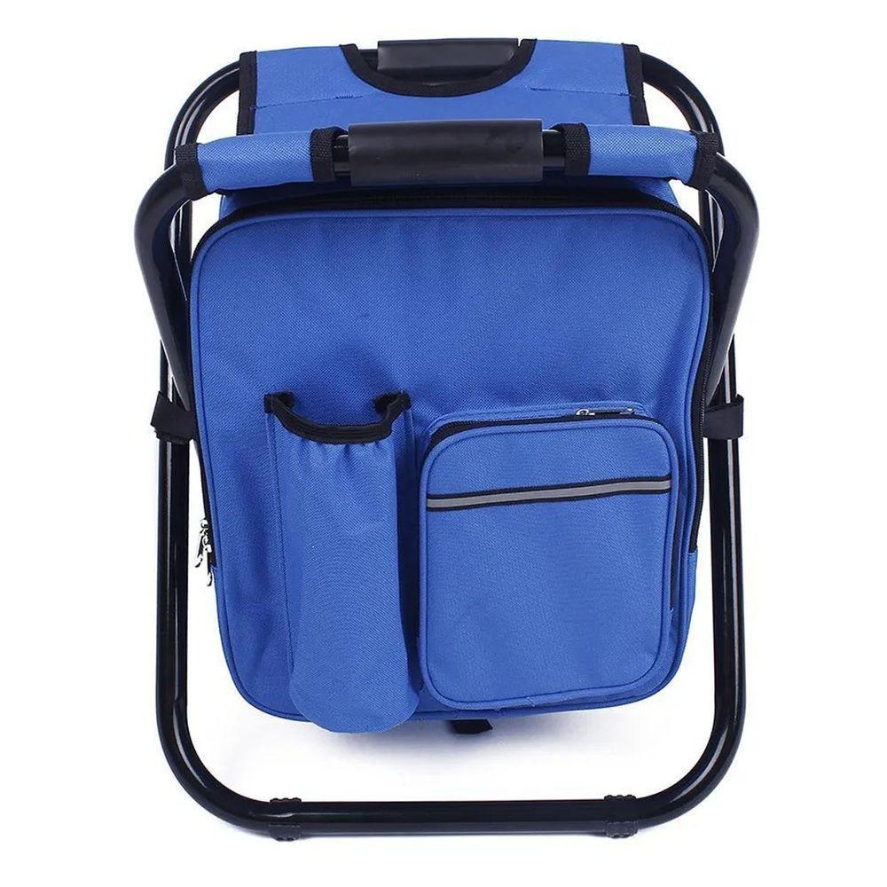 Cadeira Mochila Banqueta Bolsa Termica 2 Em 1 Conserva Alimentos Bebidas Praia Pesca Camping Acampam - 3