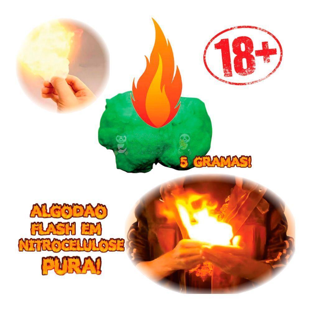 Algodão Flash - 5 Gramas Panda Magic Cor Verde - 3