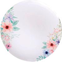 Kit Jogo De Prato Raso Jantar 8pçs 8 Pessoas Floratta 28cm