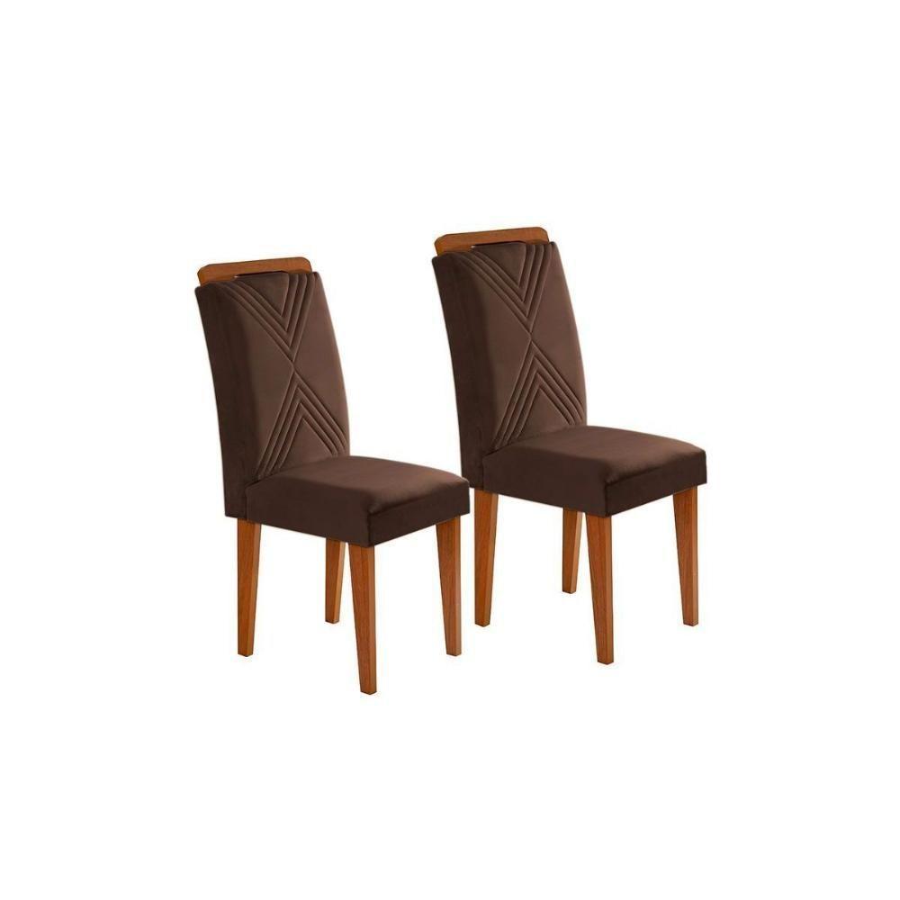 Sala De Jantar Completa Alvorada Tampo Madeirado C- Vidro Canto Reto 180x90cm E 6 Cadeiras Amsterdã Imbuia-off White - Suede Creme - Rufato - 8