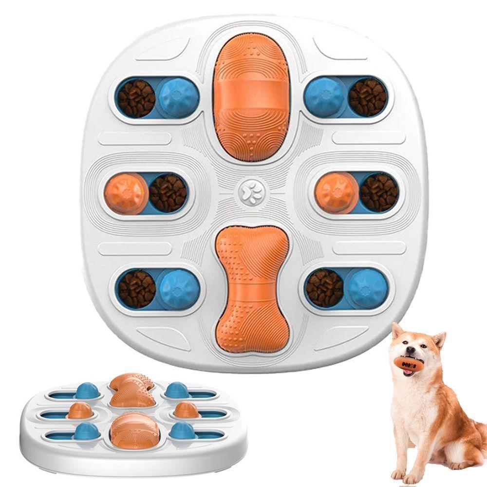 Comedouro Brinquedo Interativo Cao Pet Cachorro Raçao Petisco Comida Quebra Cabeça Mordedor - 1
