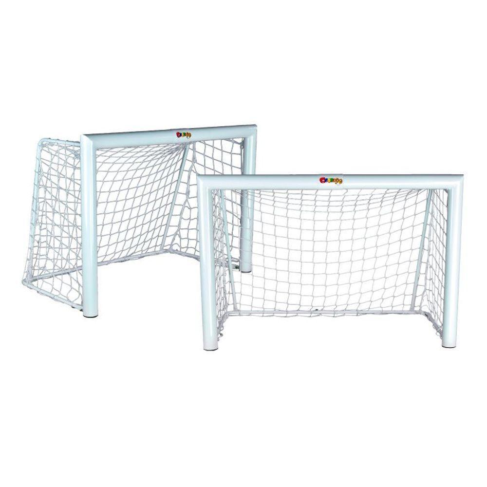 Kit 2 Mini Traves Futebol Prof Goool90 Plus C/ Encaixe Cor Branco - 1