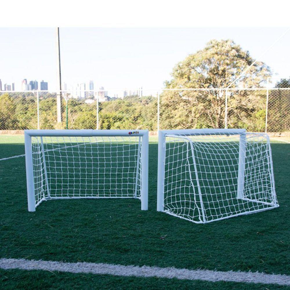 Kit 2 Mini Traves Futebol Prof Goool90 Plus C/ Encaixe Cor Branco - 4