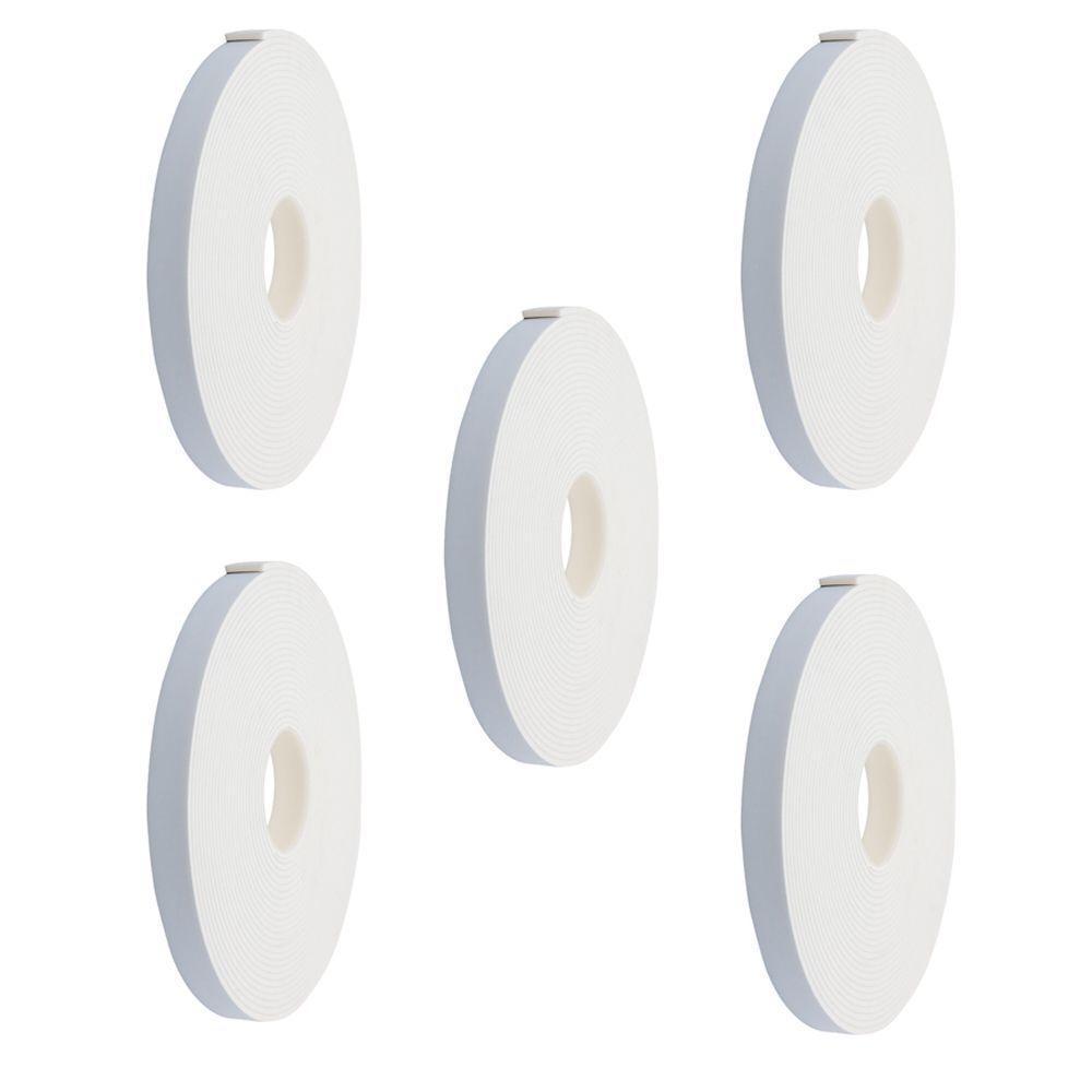 Fita De Espuma Adesiva Kit 5 Unidades Janela Porta 5 Metros Veda Protege Vidro Batente - 1