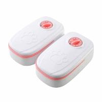 Alimentador Comedouro Bebedouro Temporizador Duplo Agua Raçao 2 Em 1 Cachorro Gato Bichos