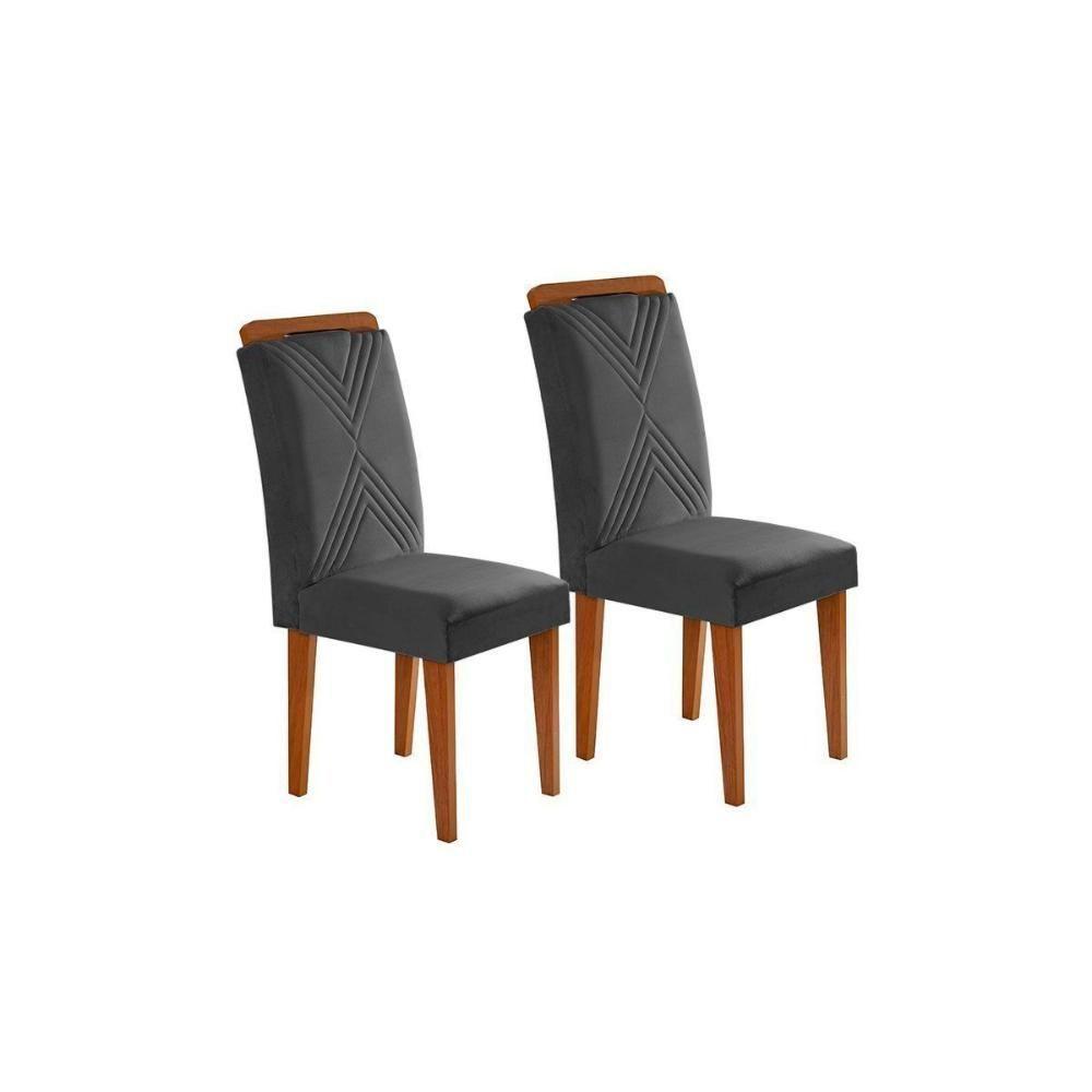 Sala De Jantar Completa Alvorada C- Tampo Madeirado Canto Reto 180x90cm E 6 Cadeiras Amsterdã Imbuia-off White - Suede Creme - Rufato - 10