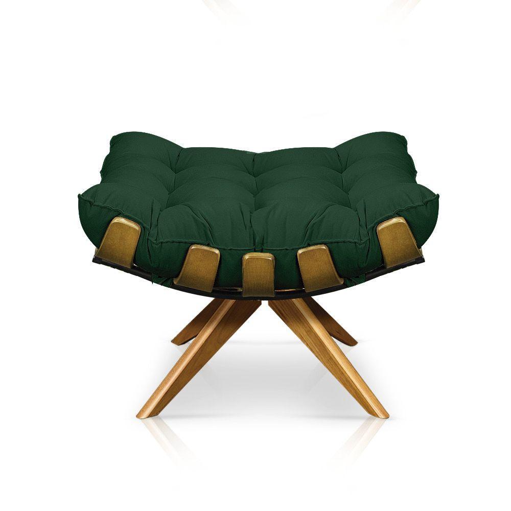 Kit 01 Poltrona e 01 Puff Giratório Costela Base - 8