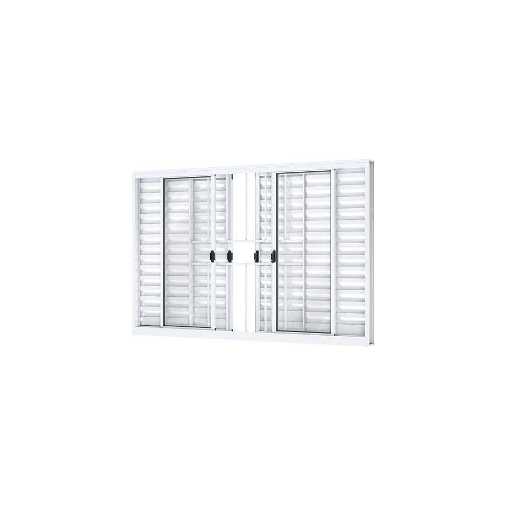 Veneziana Aluminio C-grade Central 10 X 100 X 150cm Riobras - 1