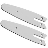 Placa Guia Sabre De Mini Motosserra 4 Polegadas Kit 2 Uni Reposiçao Resistente Jardinagem - 1