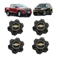 Jogo Calota Miolo Roda S10 Trailblazer 2017 18 19 2020 Preta - 1