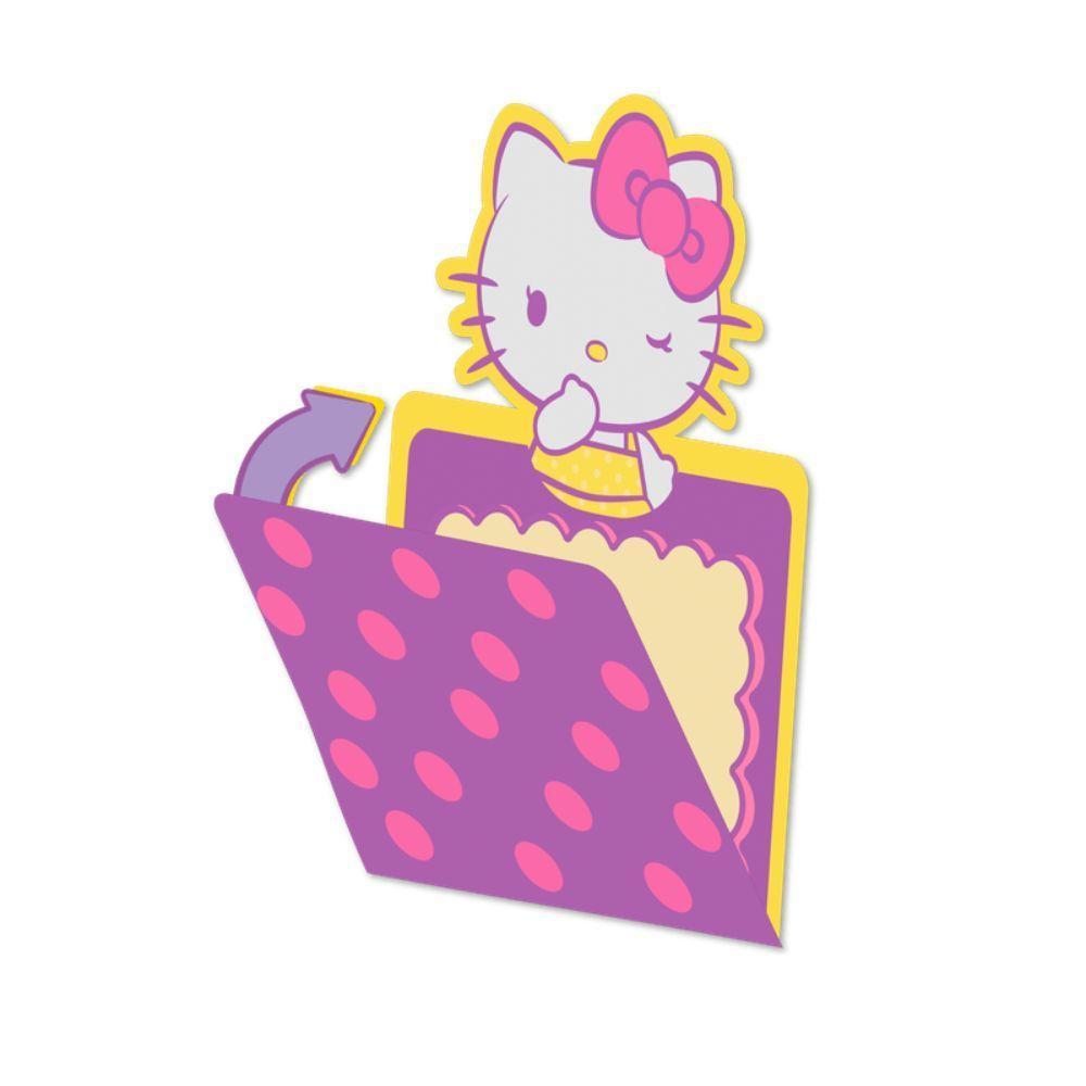 Bloco Adesivo Envelope Hello Kitty 20 Folhas Leoarte - 4