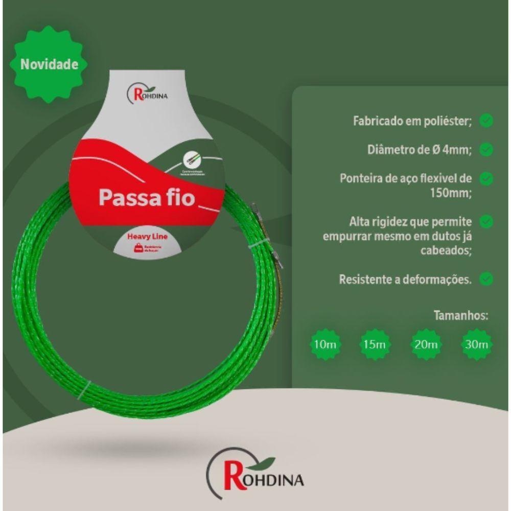 Passa Fio Helicoidal Linha Pesada 30 Metros - 3