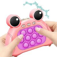 Pop It Mini Game Fidget Som Interativo 4 Modos Anti Estresse Sensorial Relaxante Criança Toys Divertido Sapinho - 5