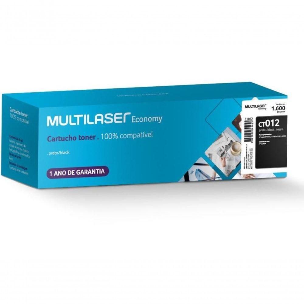 Cartucho Toner Compatível Hp P1505n P1505 M1120 P1102w - Cb435a Cb436a E Cb285a - 1