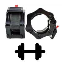 Par Presilha Barra Olimpica Peso Cross Musculaçao Lock Jaw - 1