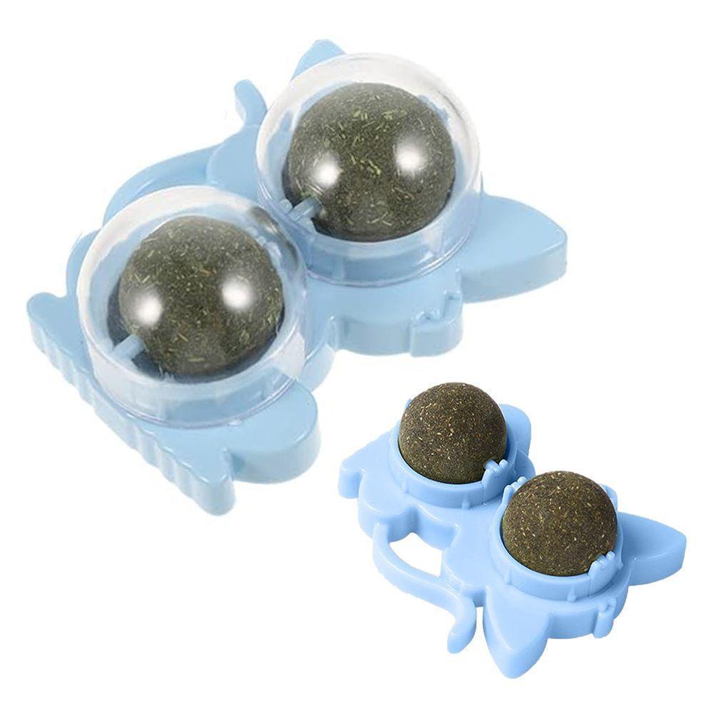 Brinquedo Erva De Gato Pet Bola Bolinha Menta Catnip Animal De Estimaçao Interativo Diversao Lazer - 1