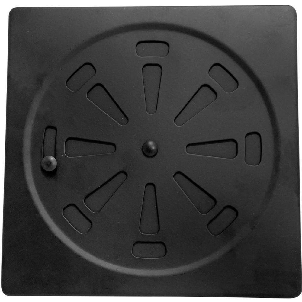 Grelha Abre E Fecha 100mm Black - 2