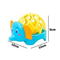 Brinquedos Bebes Chocalho Baby Macio Animais Elefante - 3
