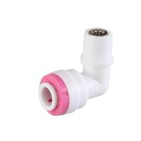 Válvula De Retorno Check Valve Em Cotovelo Para Osmose Reversa Mangueira 1/4" - Rosca 1/8" - 1