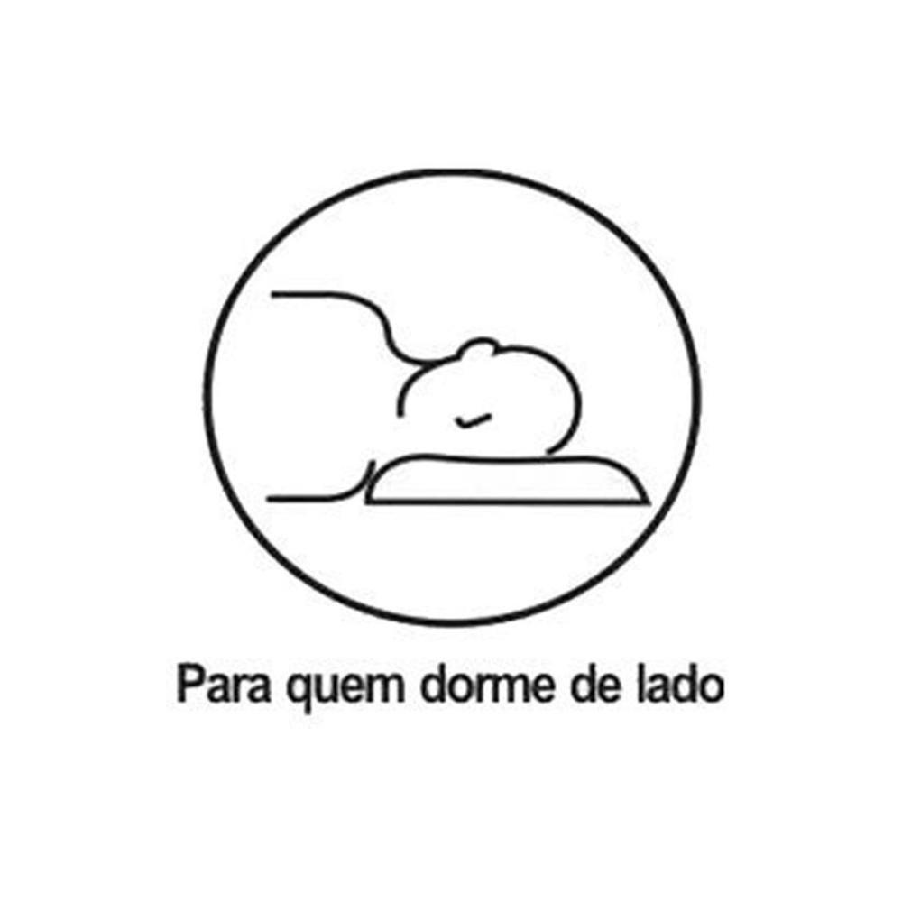 Travesseiro Fibras Siliconadas Plus Percal 200 Fios Kit C/ 4 Un 70x50x15 - Ortobom - 3