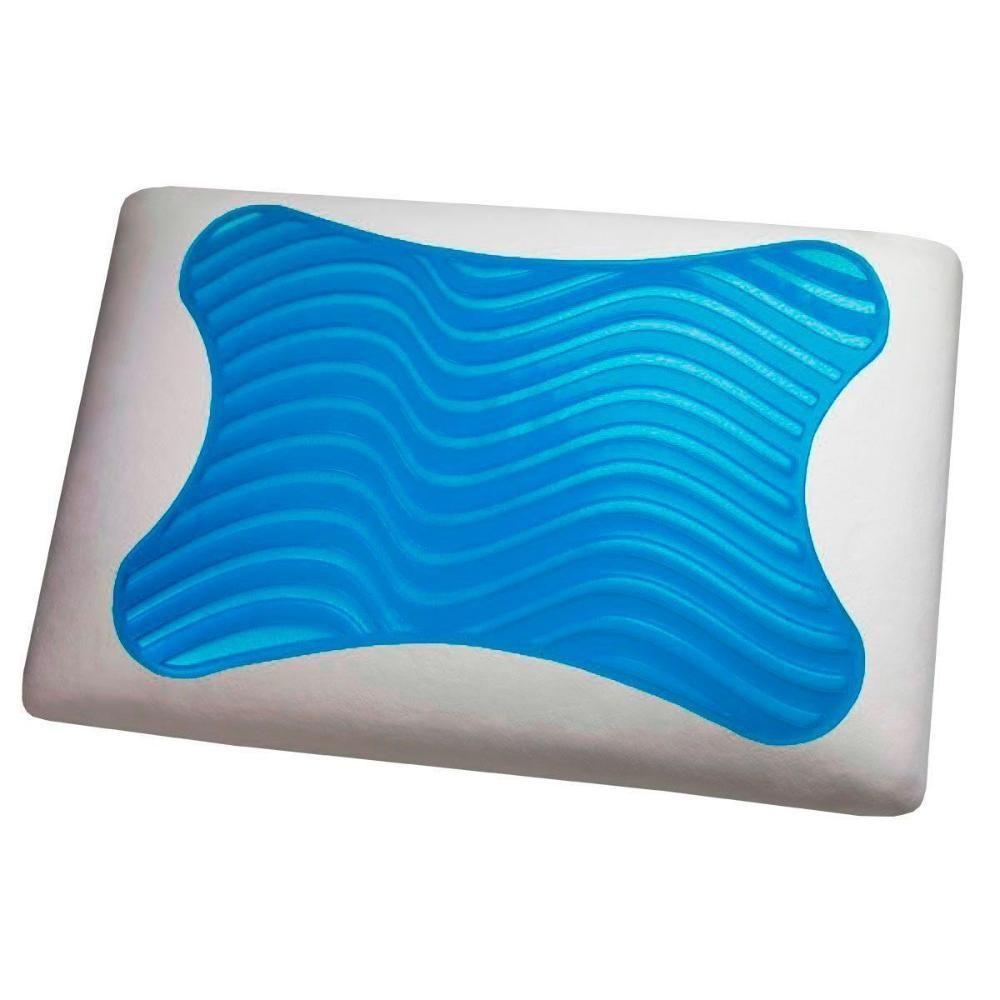 Travesseiro Viscoelástico Gelflex Nasa Gn1100 C/ Capa Percal 200 Fios Kit C/ 2 Un (50x70) - Duoflex - 2