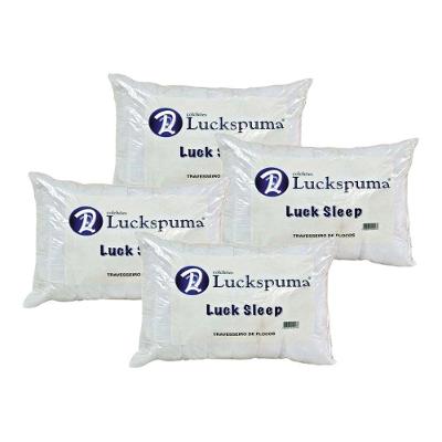 Travesseiro Espuma Luck Sleep Flocos Kit C/ 4 Un (45x65x12) - Luckspuma