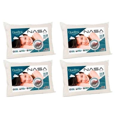 Travesseiro Viscoelástico Nasa Alto Luxo Ns1116 Kit C/ 4 Un (50x70x17) - Duoflex